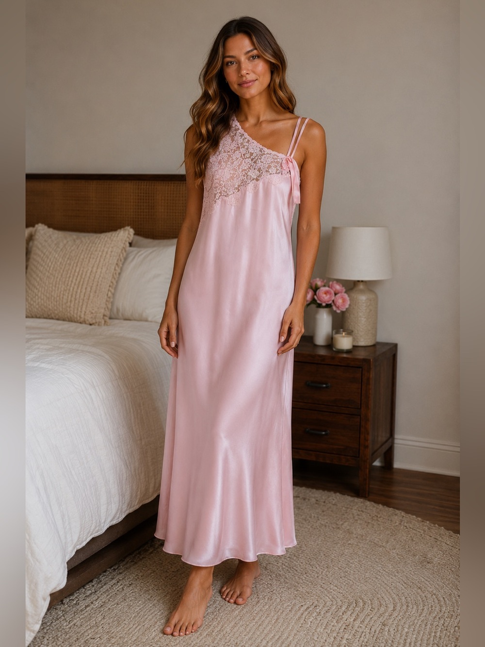 Vintage 90s Victoria’s Secret Gold Label Long Nightgown Slip size L